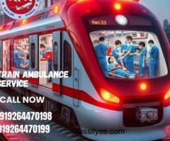 MPM Train Ambulance Service in Allahabad