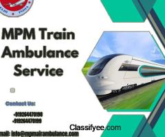 MPM Train Ambulance Service In Silchar  Intensive Care