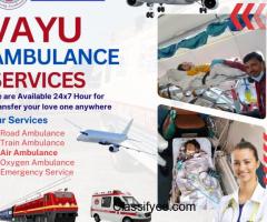 Emergency Rescue Vayu Air Ambulance Services in Patna