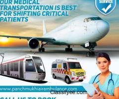 Use Panchmukhi Air Ambulance Services in Patna