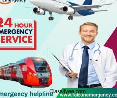 Pick Falcon Train Ambulance Services in Kolkata